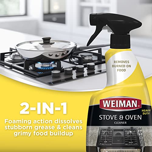 2 Pack 24 Oz Stove and Oven Cleaner with MicroFiber Towel B88364