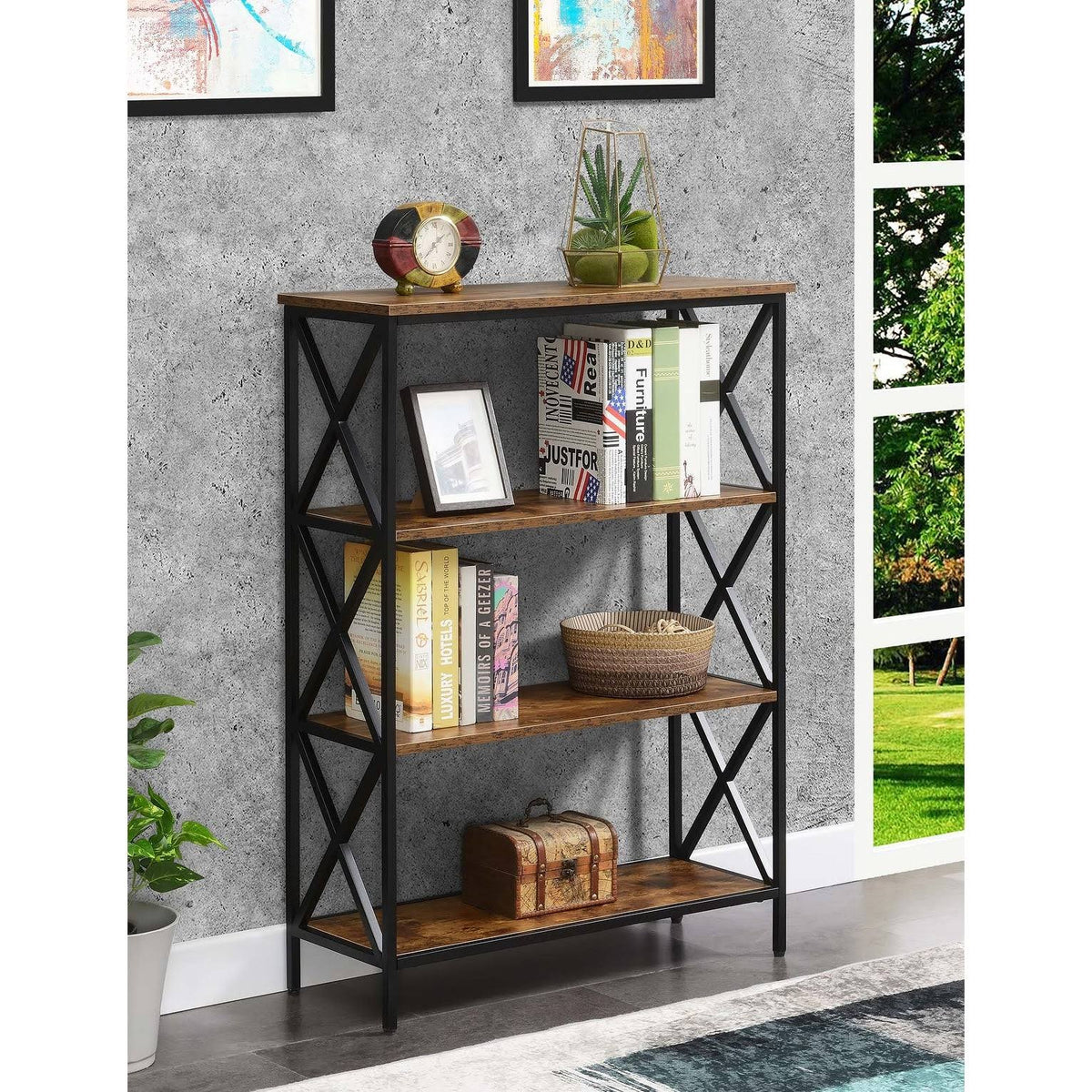 4 Tier Bookcase E46307