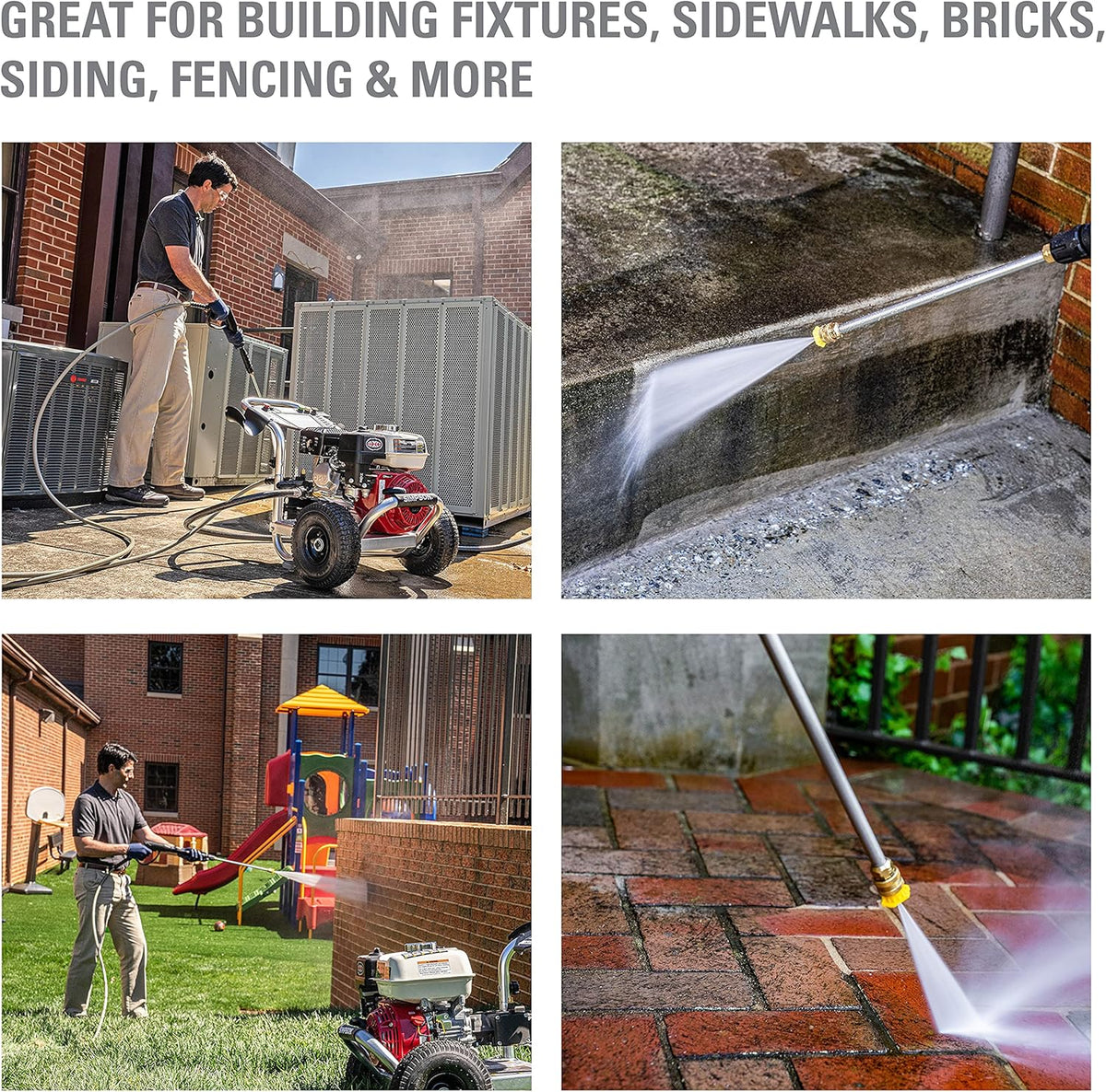 Aluminum Gas Pressure Washer, 3600 PSI @ 2.5 GPM C5690