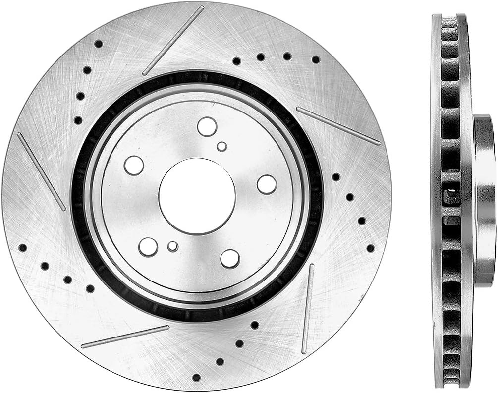 Drilled & Slotted 5 Lug 2 Rotors I784