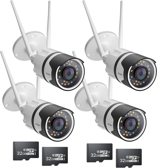 1080P Security Camera 3.6mm Lens 24 IR-LEDs Waterproof J55154