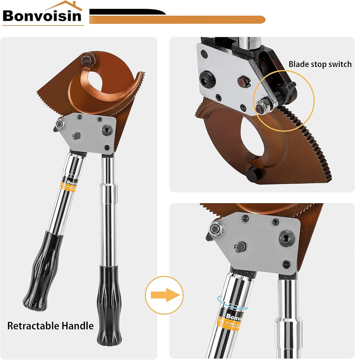 Heavy Duty Ratchet Cable Cutter Z33548