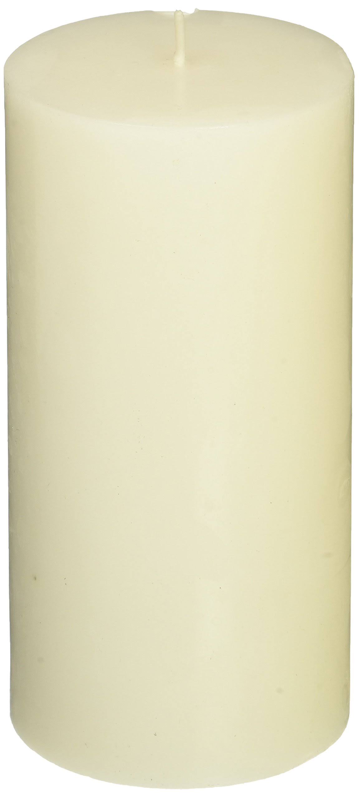 3x6 inch Citronella Pillar Candles Case of 12 White L29617