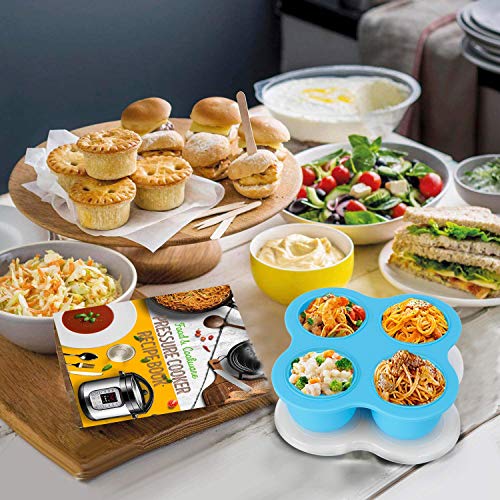 3 Qt Accessories Set for Instant Pot Including Sealing Ring Steamer Basket Springform Pan Egg Rack Trivet A89215
