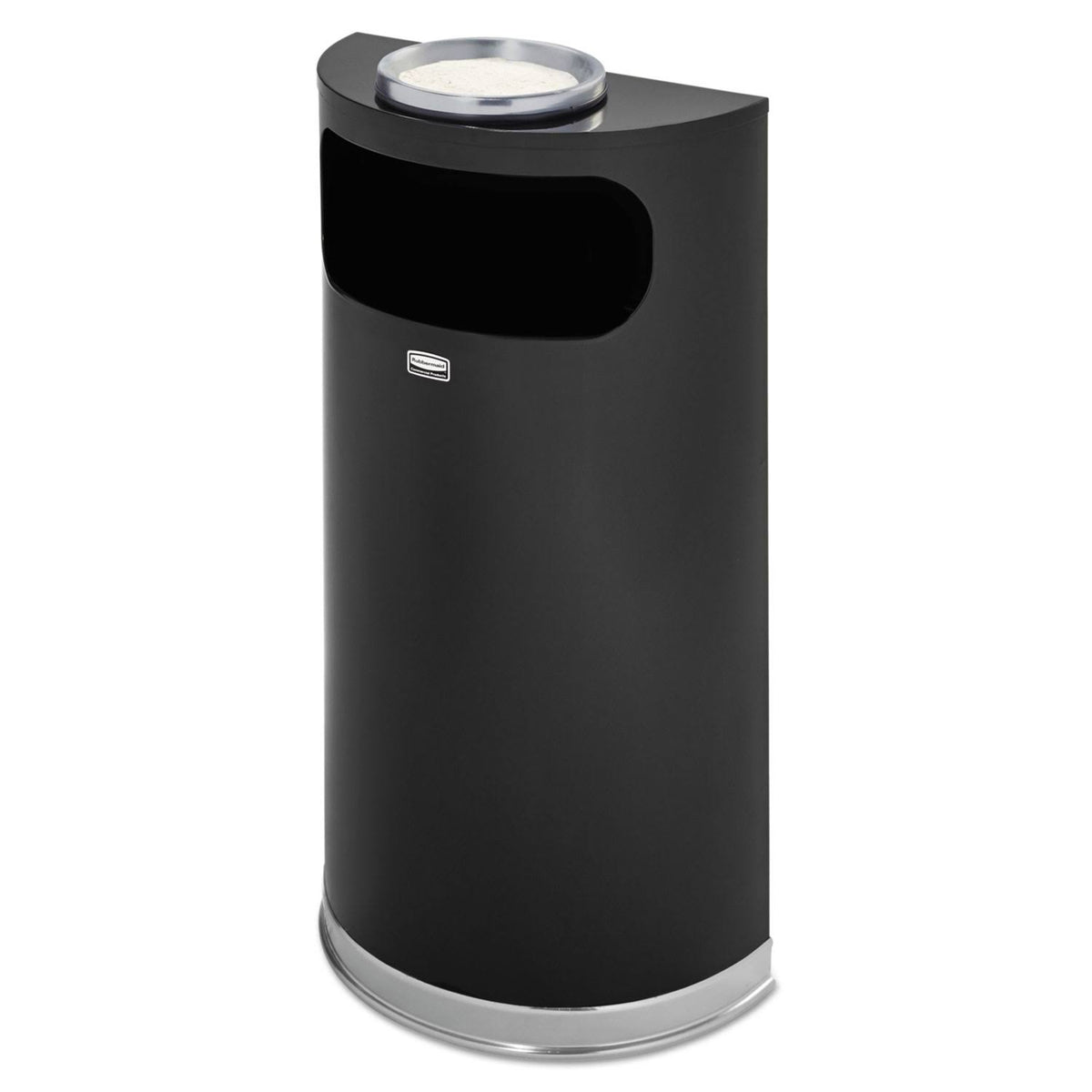 Black 9 Gal Waste Receptacle U7522