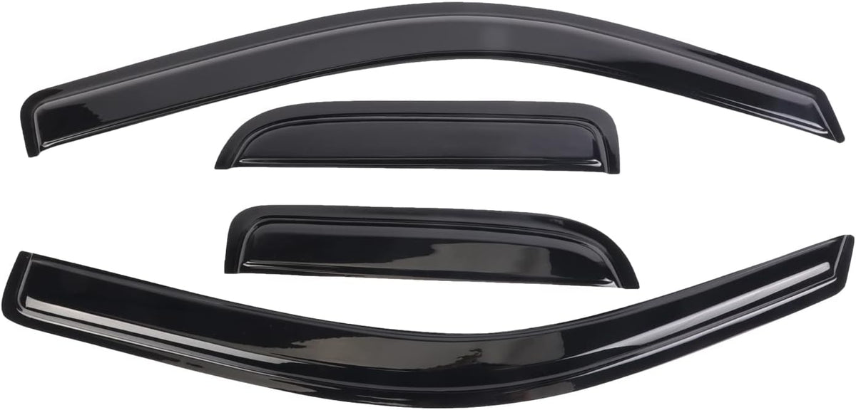Window Vent Visors Deflectors Rain Guards 4 Piece Set R8609