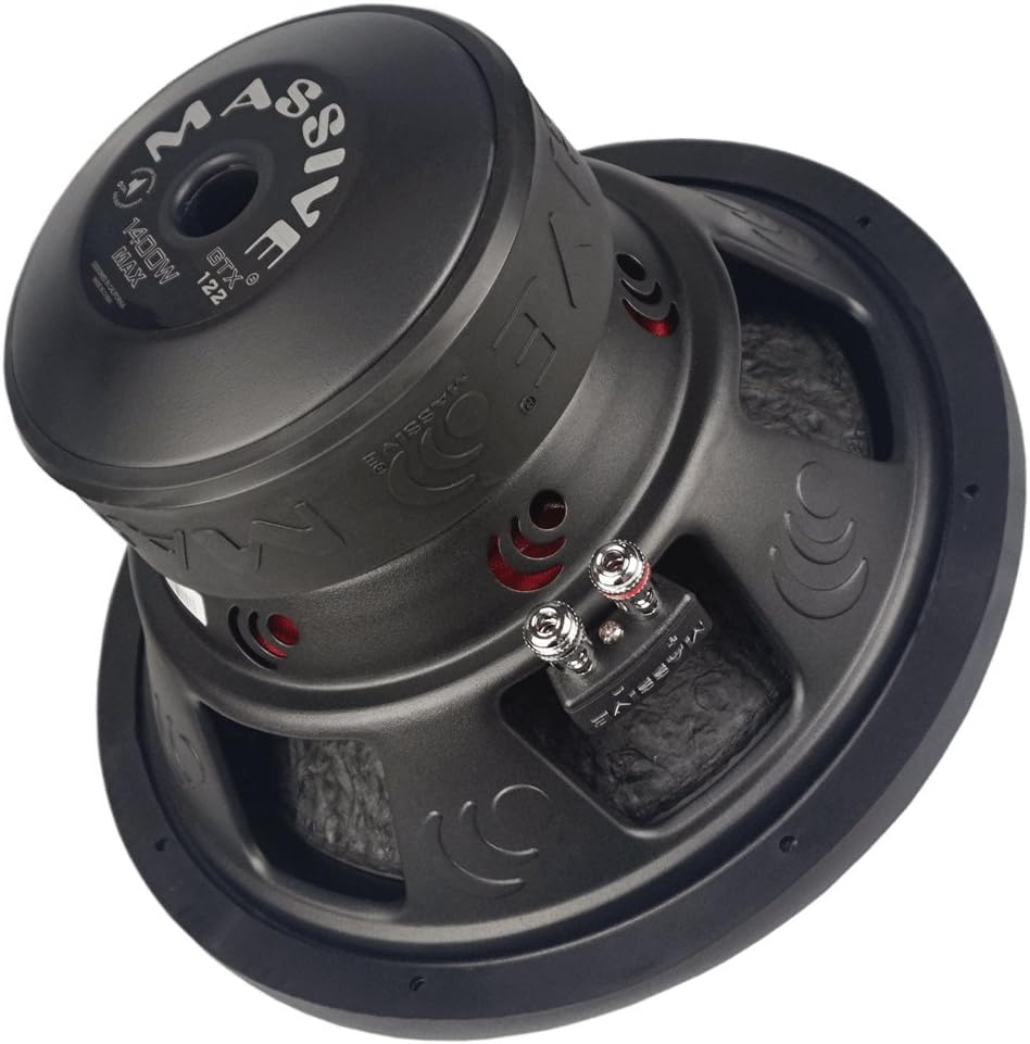 12 Inch Car Audio Subwoofer, 700 Watt RMS, Dual 2 Ohm O795
