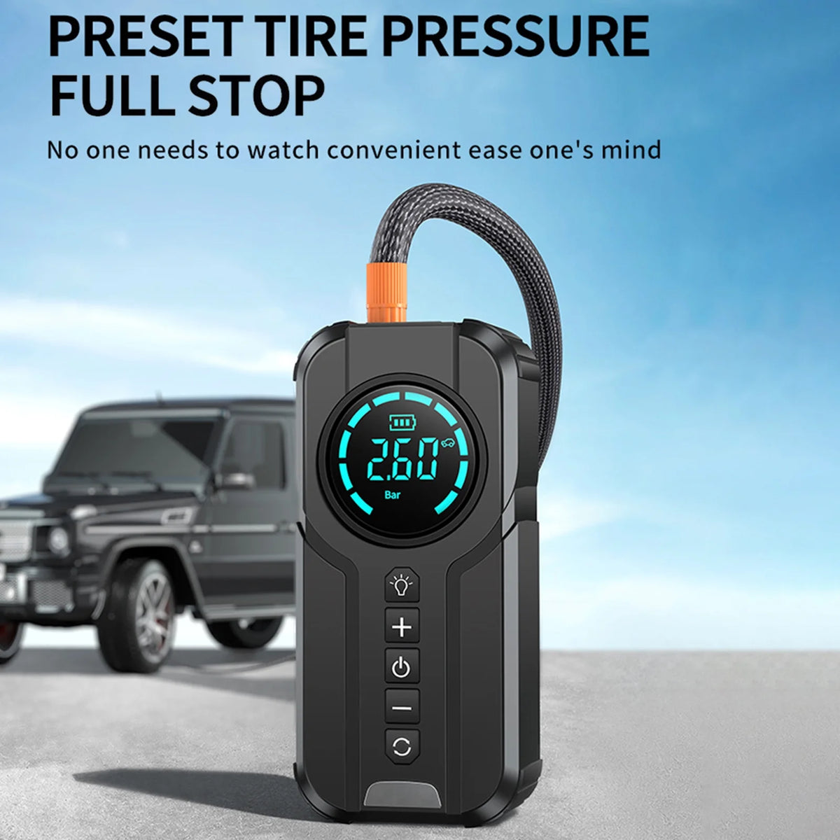 Portable Air Compressor with 150 PSI Tire Inflation I218603