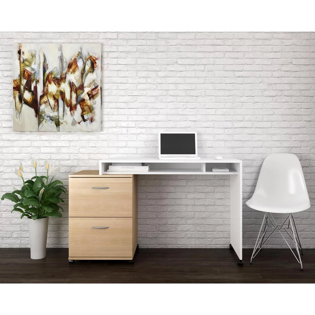 2-Drawer Mobile Filing Cabinet W89435