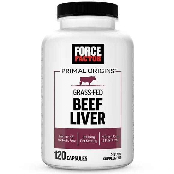 Grass Fed Beef Liver 120 Capsules X329