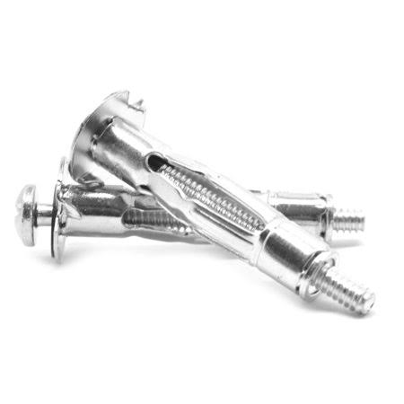 1/8 x 1 1/2 inch Hollow Wall Anchor Pan Head Zinc Plated Pk 100 Q504192