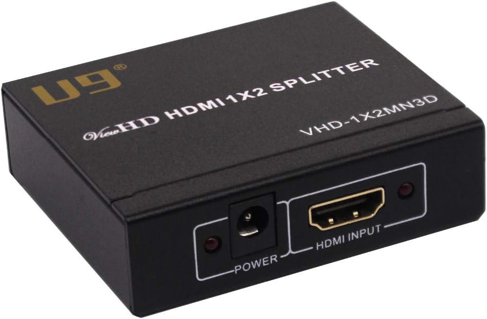 HDMI 1x2 Splitter & Audio Extractor, 4K@60Hz, HDR & Dolby Vision W14289