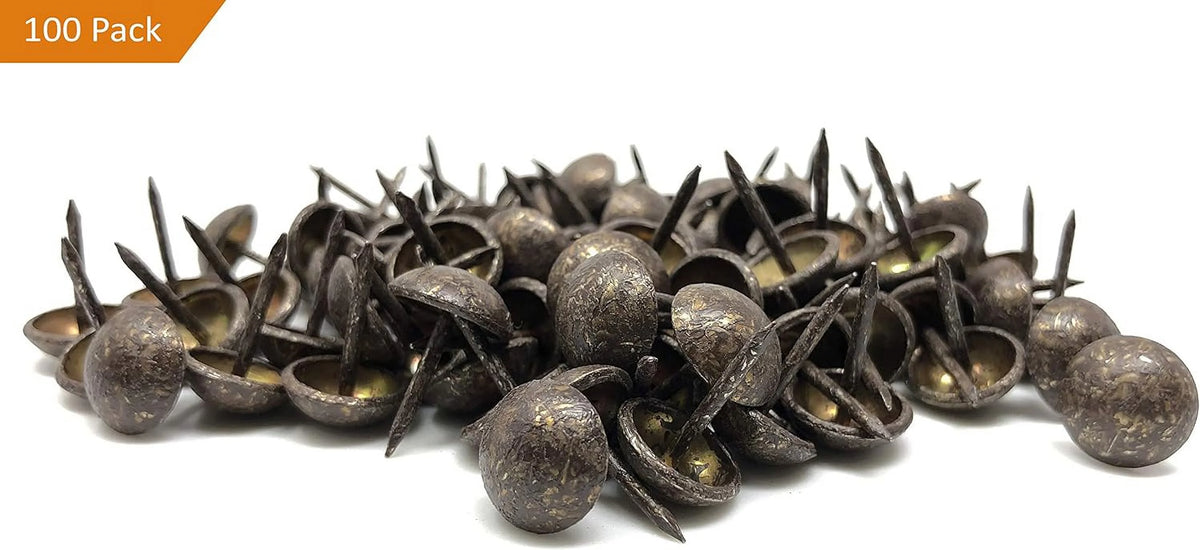 7/16" Diameter Upholstery Tacks 100 Pack V1259