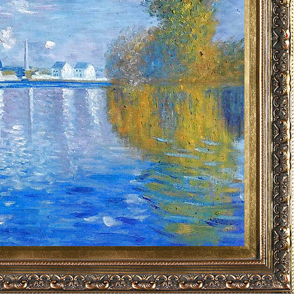 Hand Painted Framed Oil Reproduction on Canvas X602