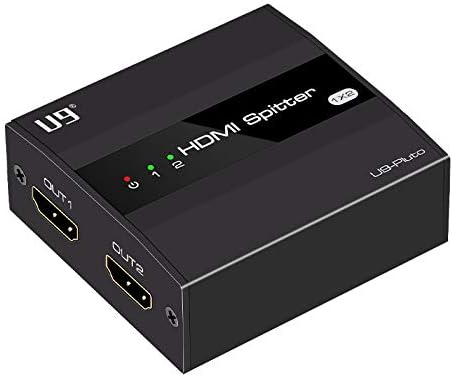 HDMI 1x2 Splitter & Audio Extractor, 4K@60Hz, HDR & Dolby Vision W14289