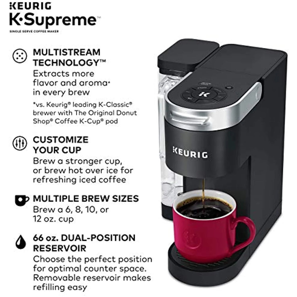 Single Serve K-Cup Pod Coffee Maker W6298