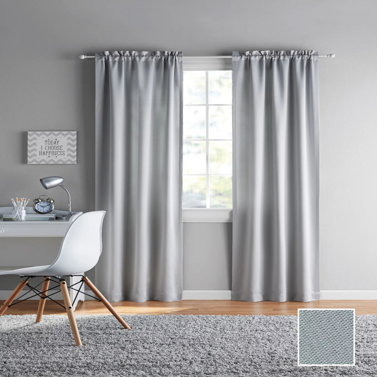 Rod Pocket Room Darkening Curtain Panel 54" x 84" L261