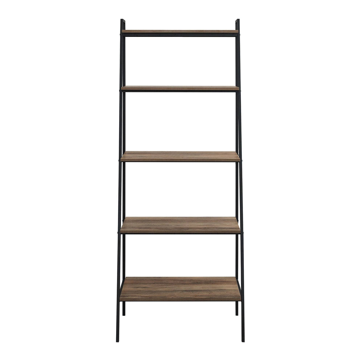 Mocha 5-Shelf Open Bookshelf T1779