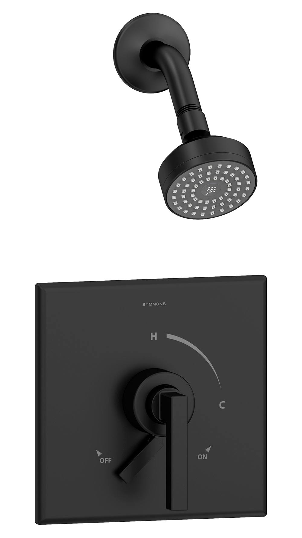 Matte Black Shower Trim Package Q711706