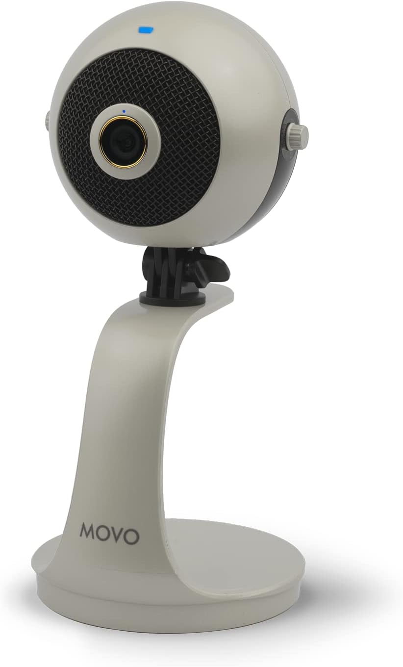 Pearl White 1080p HD Webcam and Condenser Microphone B8430