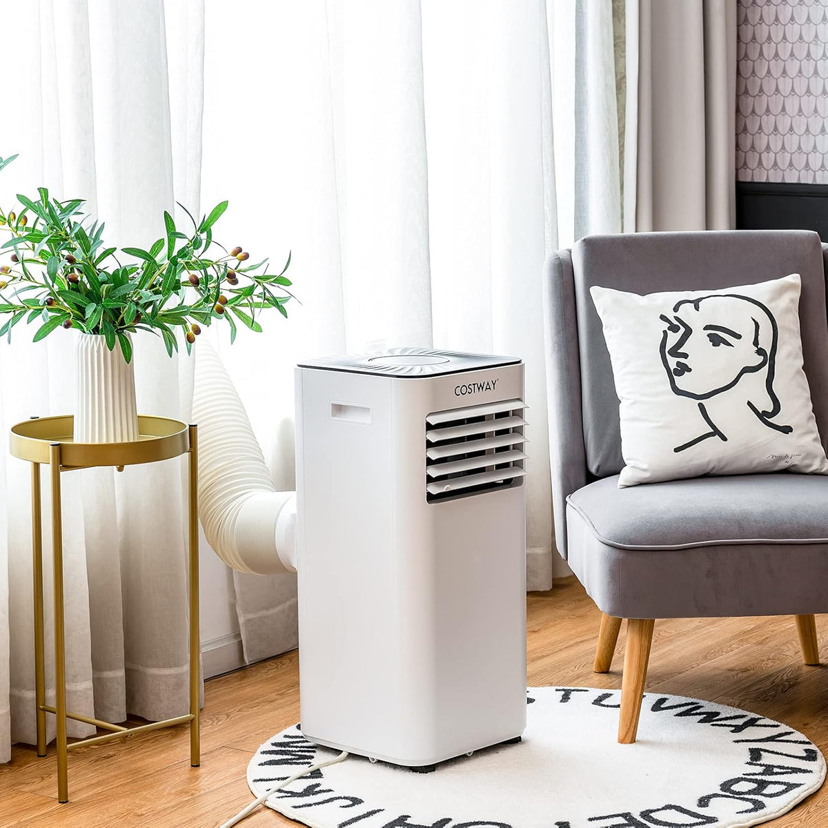Portable Air Conditioner 10000BTU (SACC 7000 BTU) with Remote Control Z584