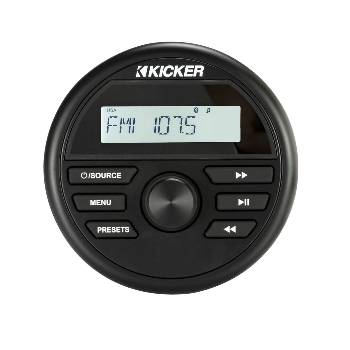 Waterproof Marine Radio with Dash Kit - White V7639