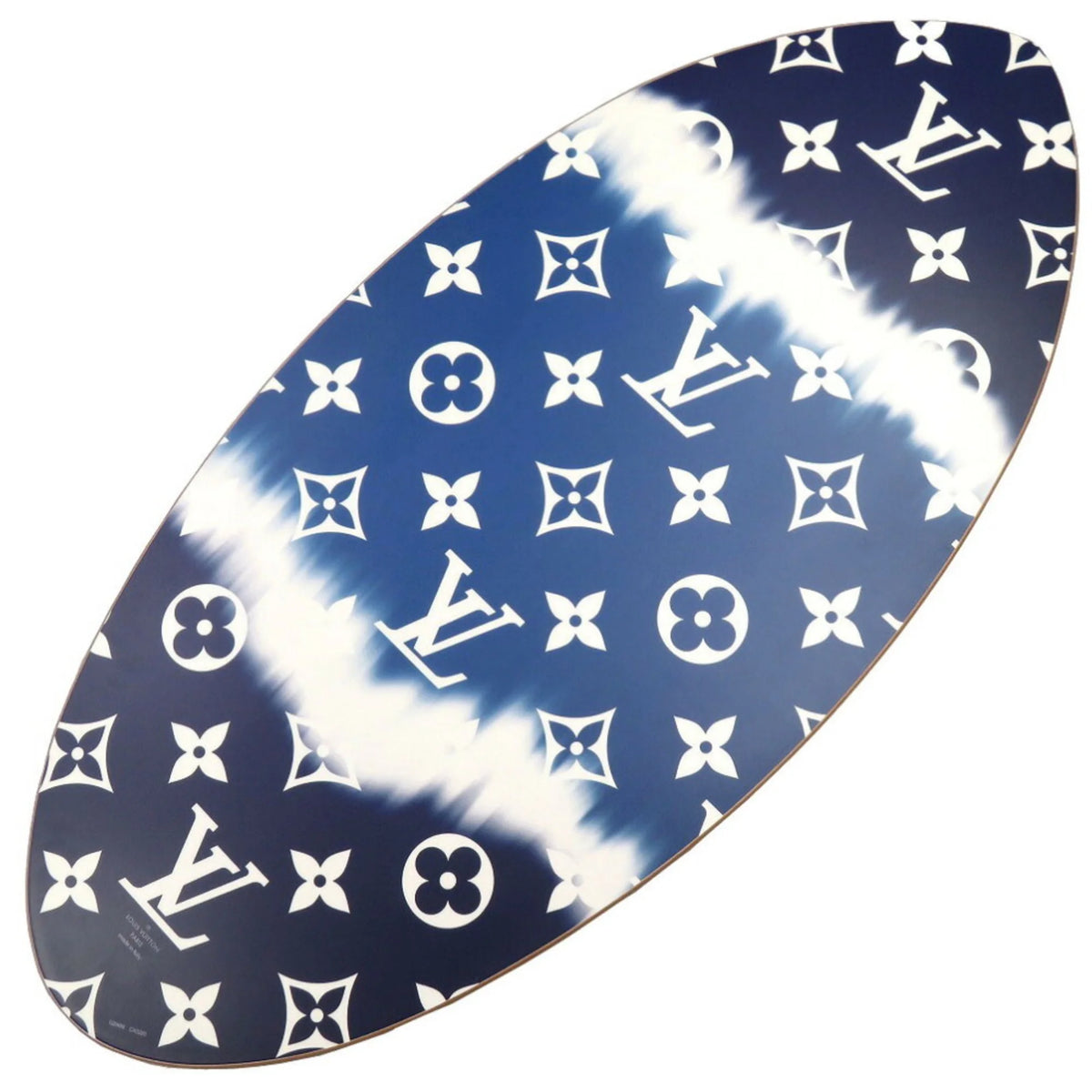 Pre-Owned Wood Blue Sports Skimboard U6178