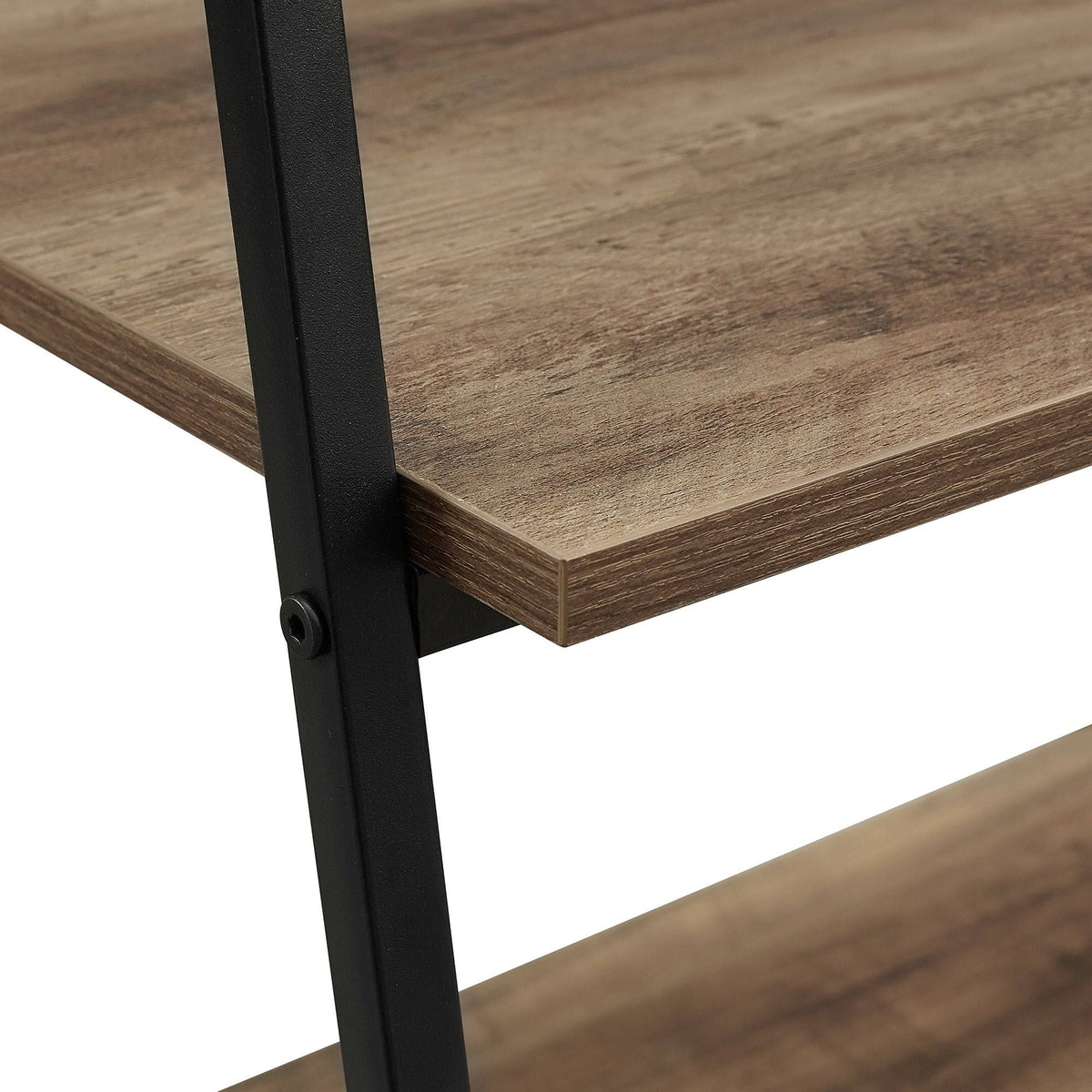 Mocha 5-Shelf Open Bookshelf T1779