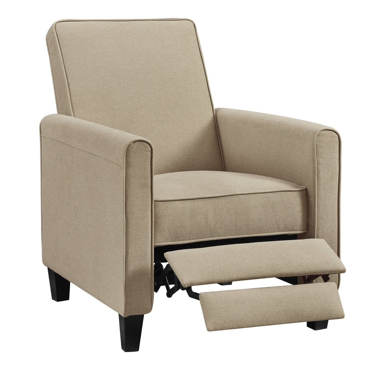 Mocha Linen Upholstered Club Chair Set of 2 K800147