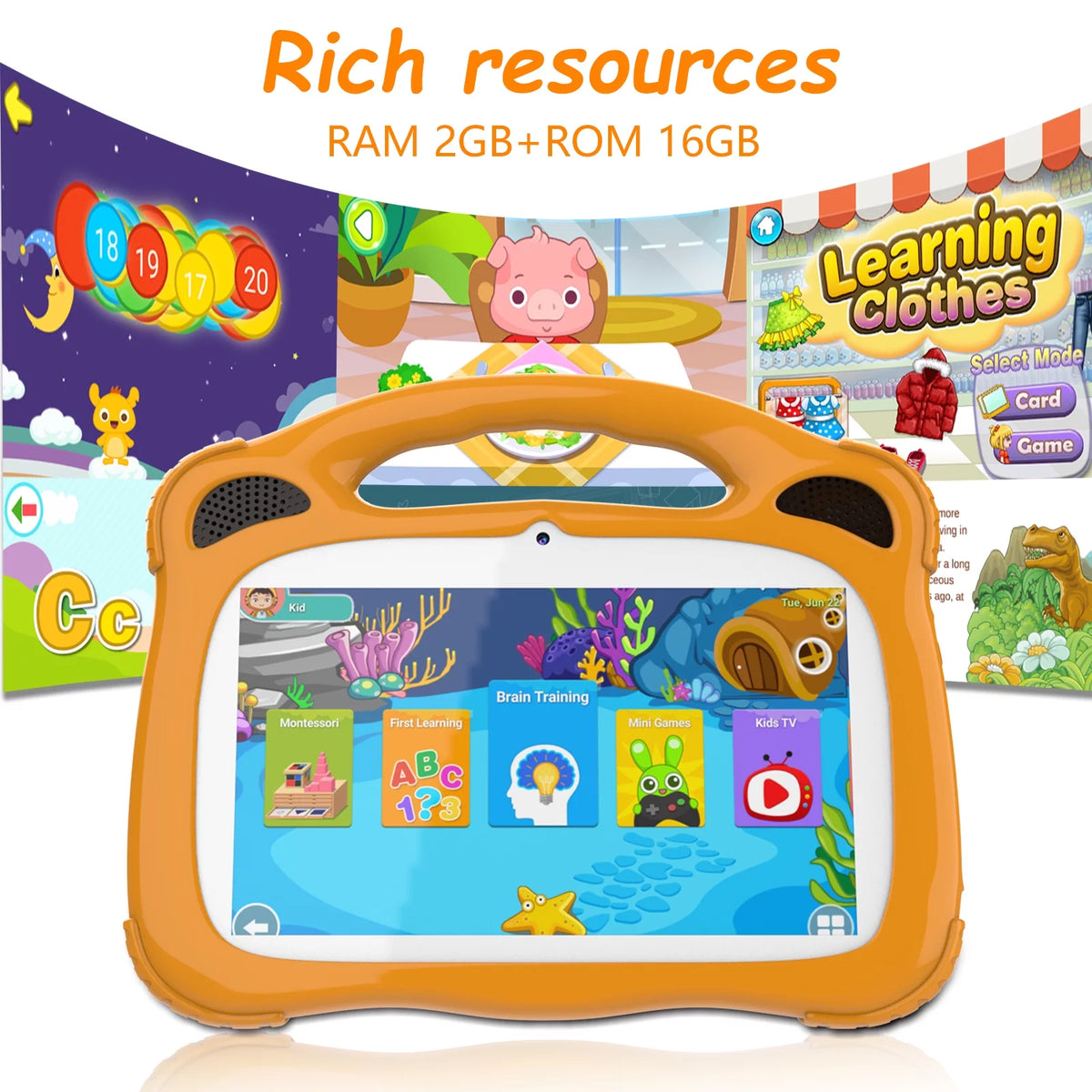 7 inch Kids Tablet 2GB RAM 32GB ROM H120