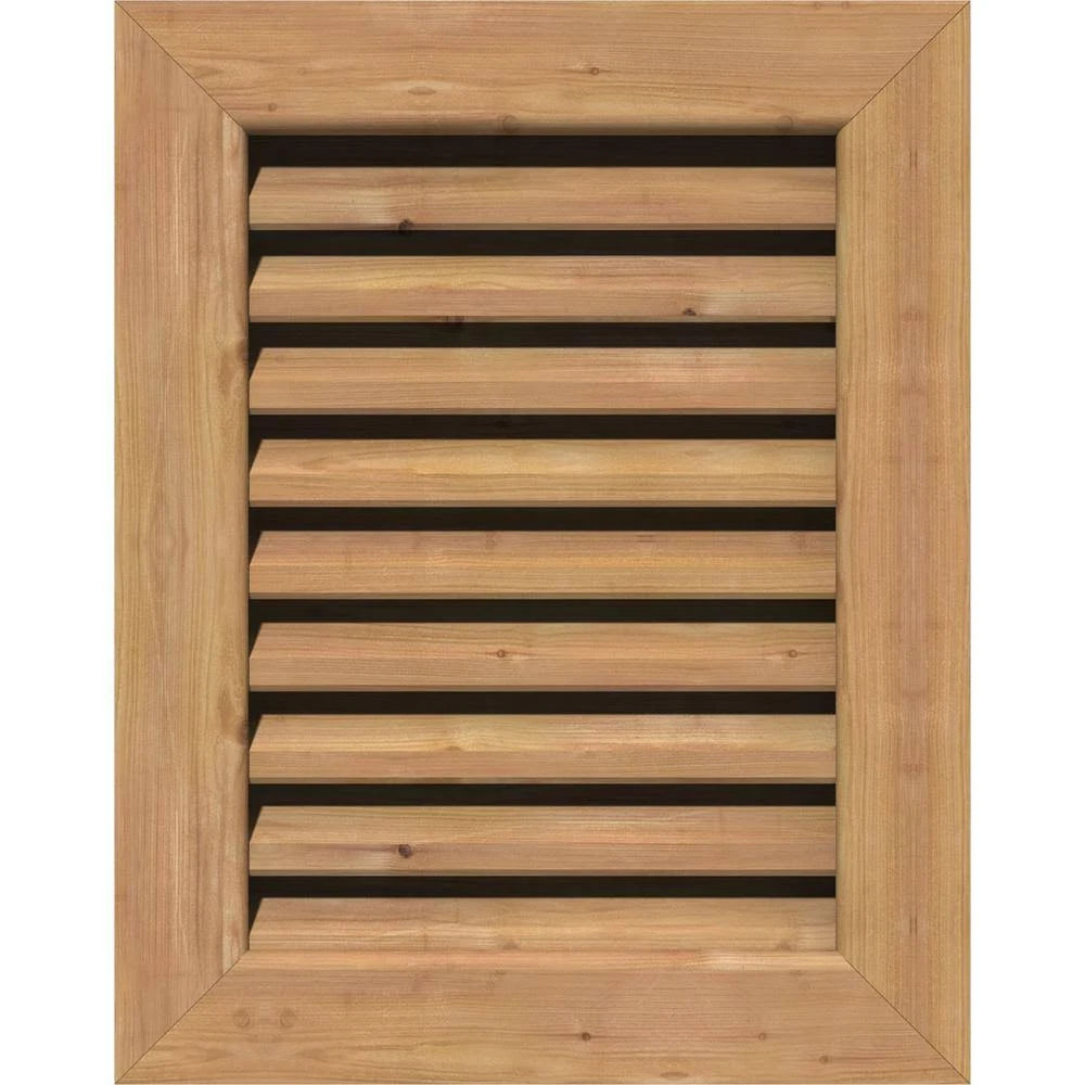 Unfinished Functional Vertical Gable Vent I368