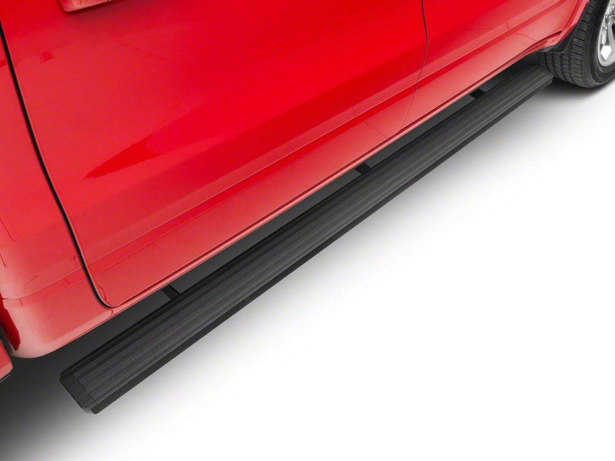 Black Running Boards Compatible with 19-22 RAM 1500 Crew Cab A546