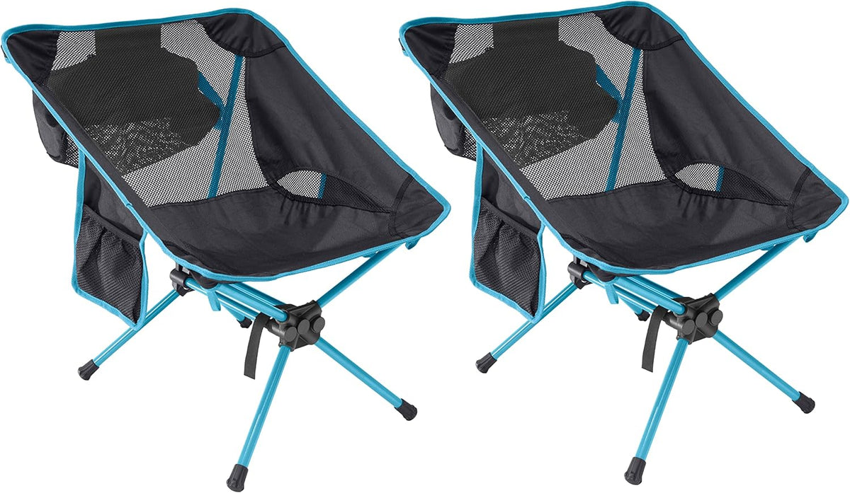 Compact Folding Camping Chair 2 Pack V154
