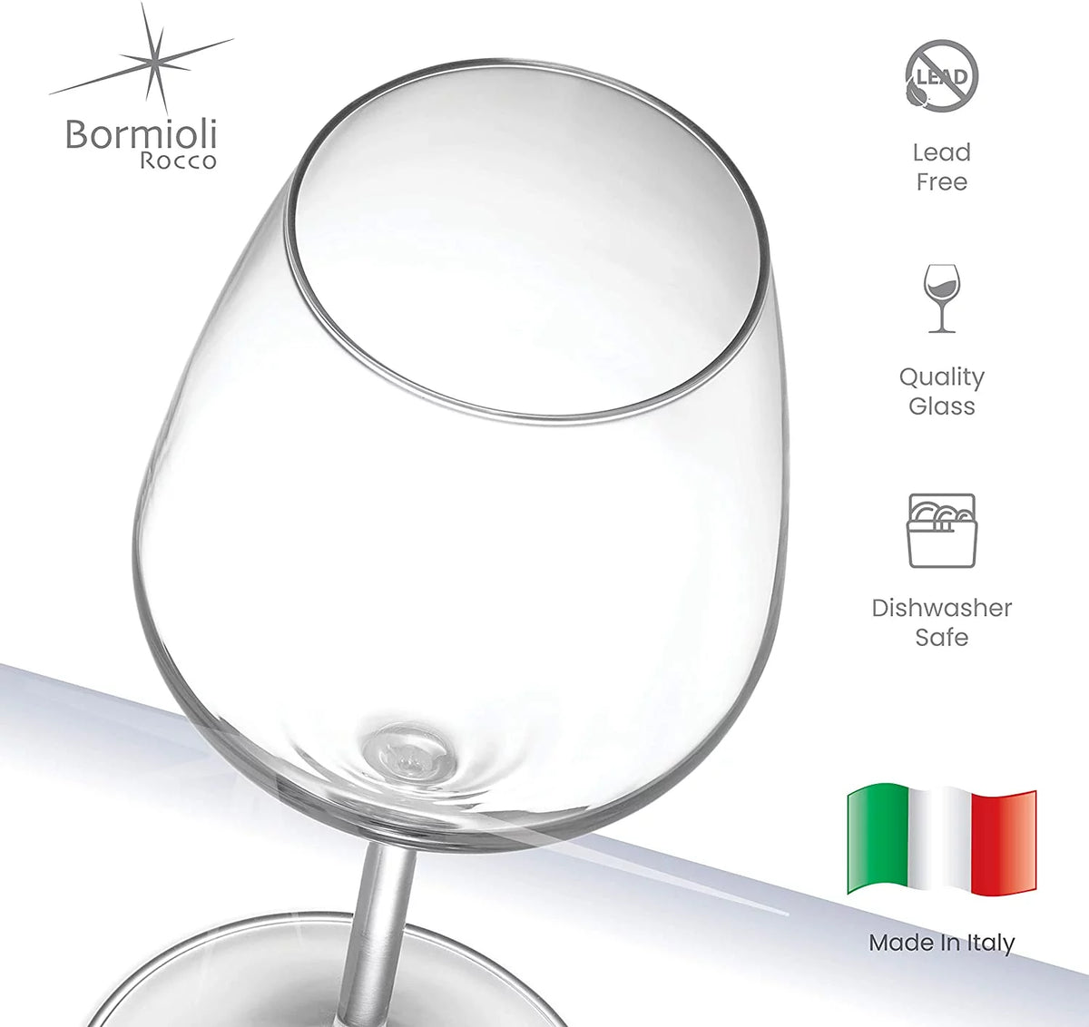 18 oz Red Wine Glasses Set of 4 B619