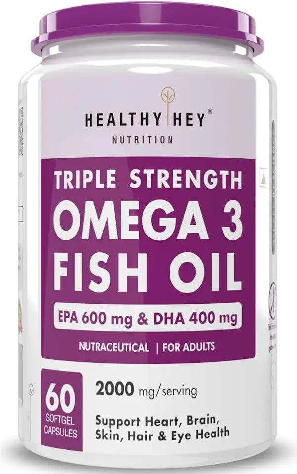Omega 3 Fish Oil 60 Softgel EPA 600 DHA 400 Supplement H620645