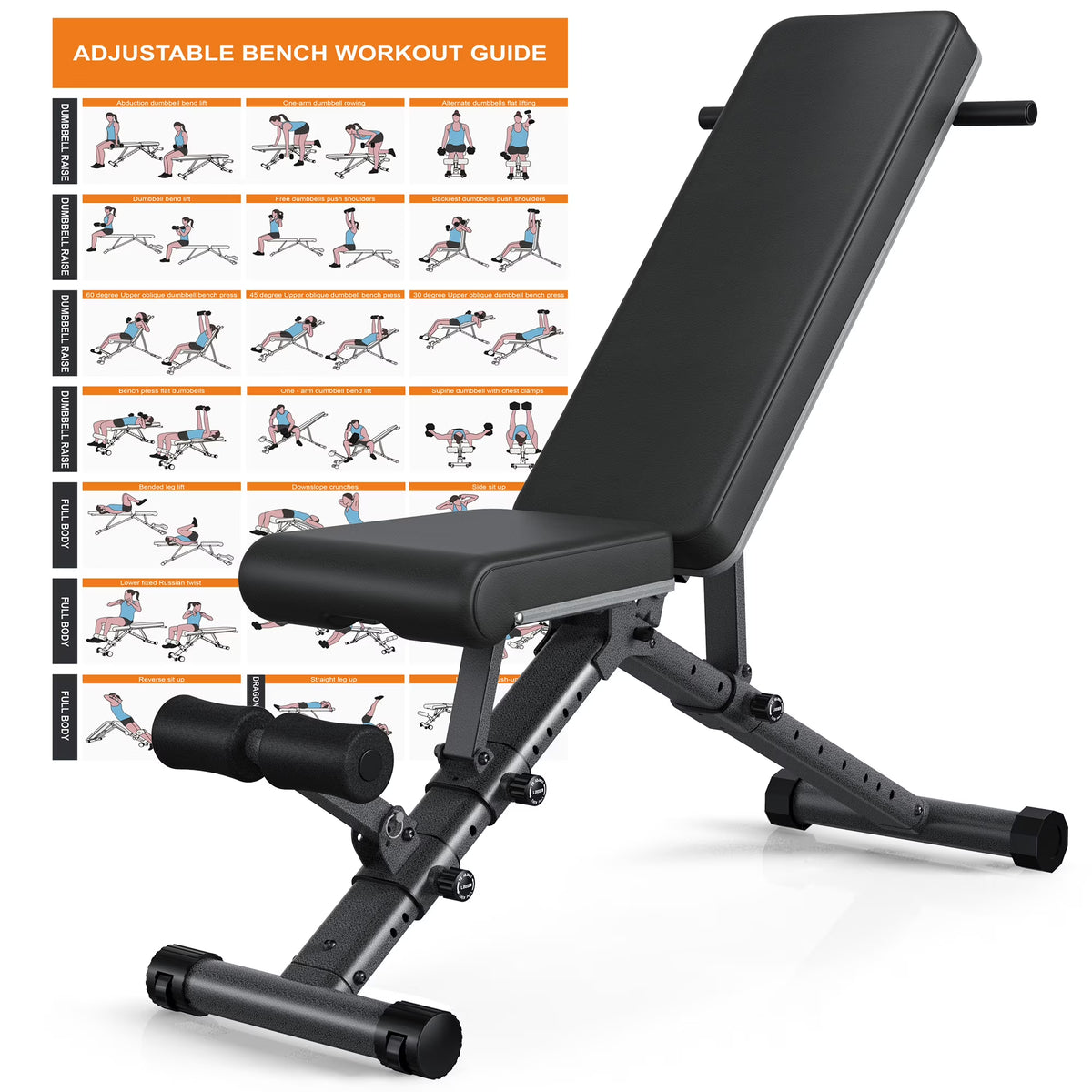 Adjustable Weight Bench Incline Decline Bench Y363740
