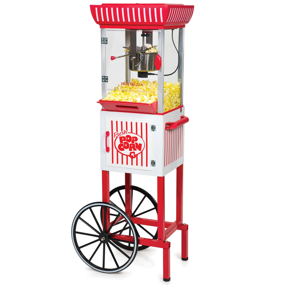 Red Vintage Popcorn Cart J133293