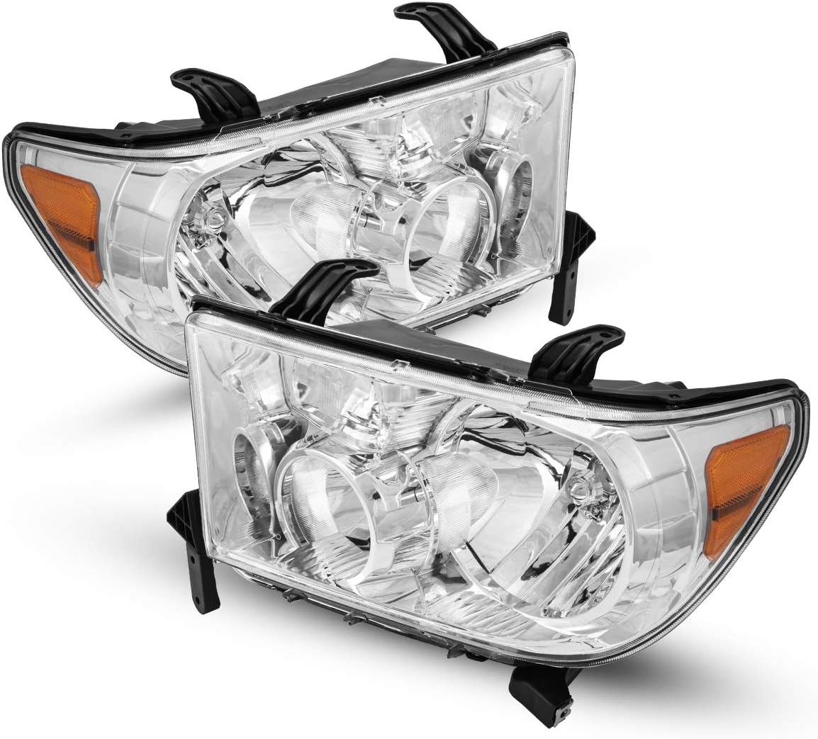 Black Headlight Housing Assembly Set X839