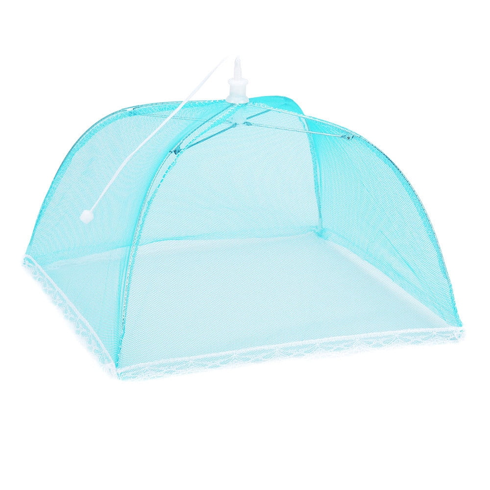 5 Large Mesh Screen Food Cover Tent Dome Net Umbrella Picnic I370970