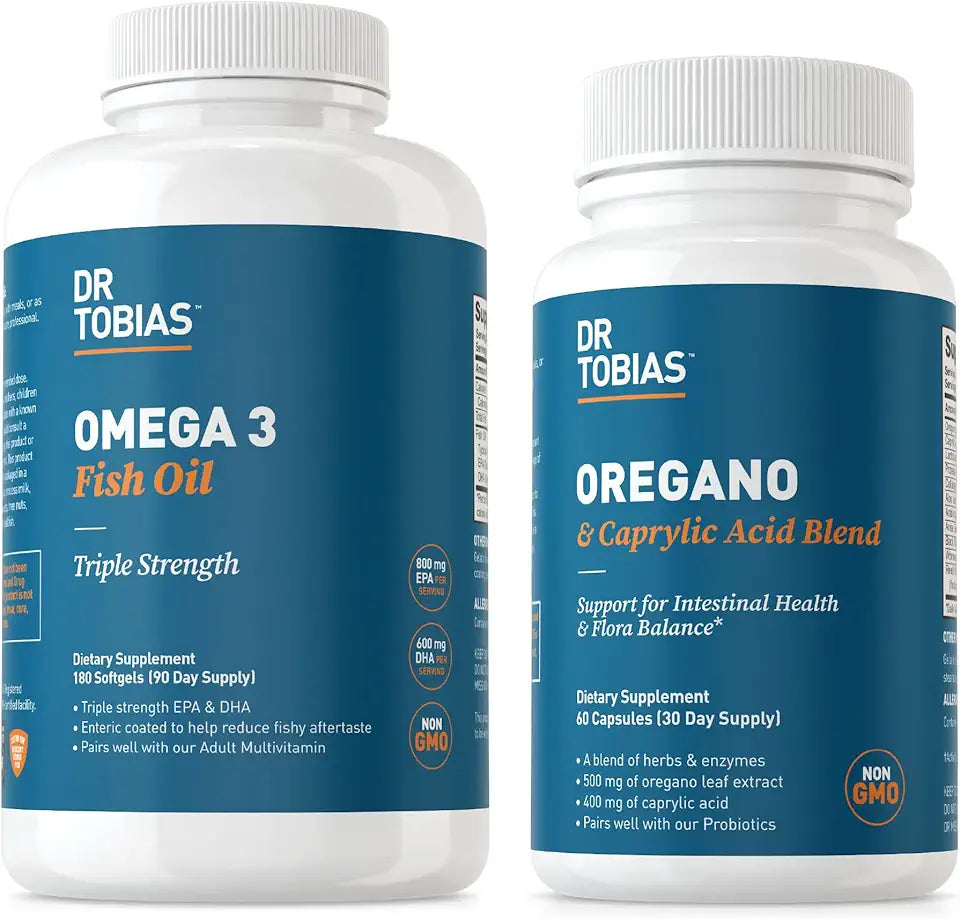 Omega 3 Fish Oil and Oregano and Caprylic Acid Blend L597