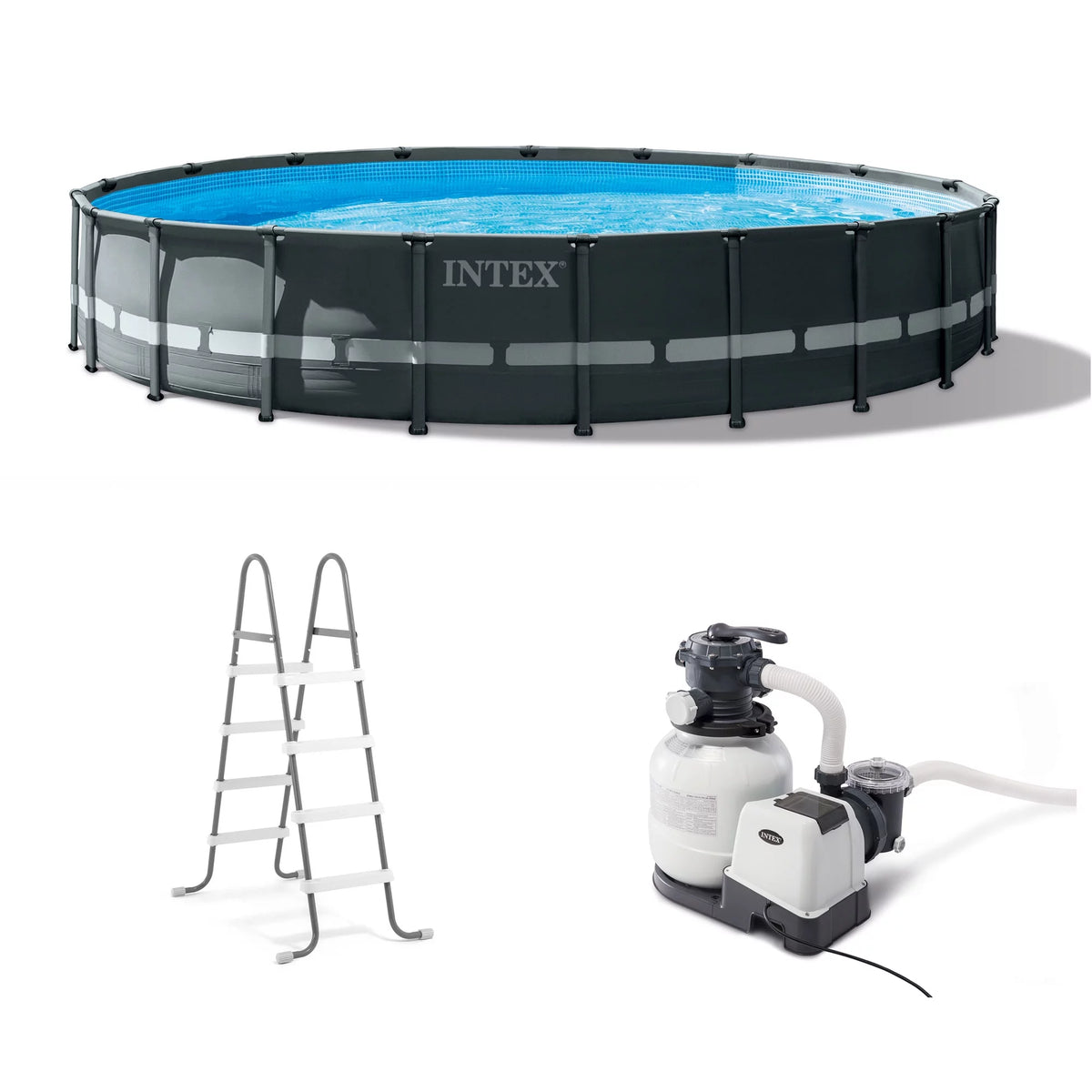 Round Above Ground Swimming Pool Set U51536