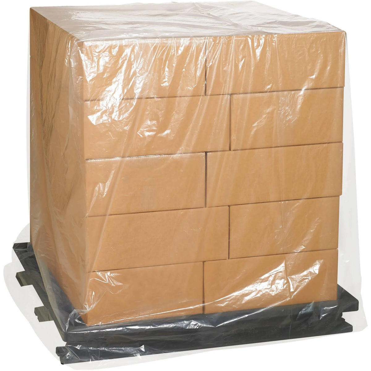 Clear Pallet Covers 48x22 x 96x22 2 Mil 50 Pack Q42326