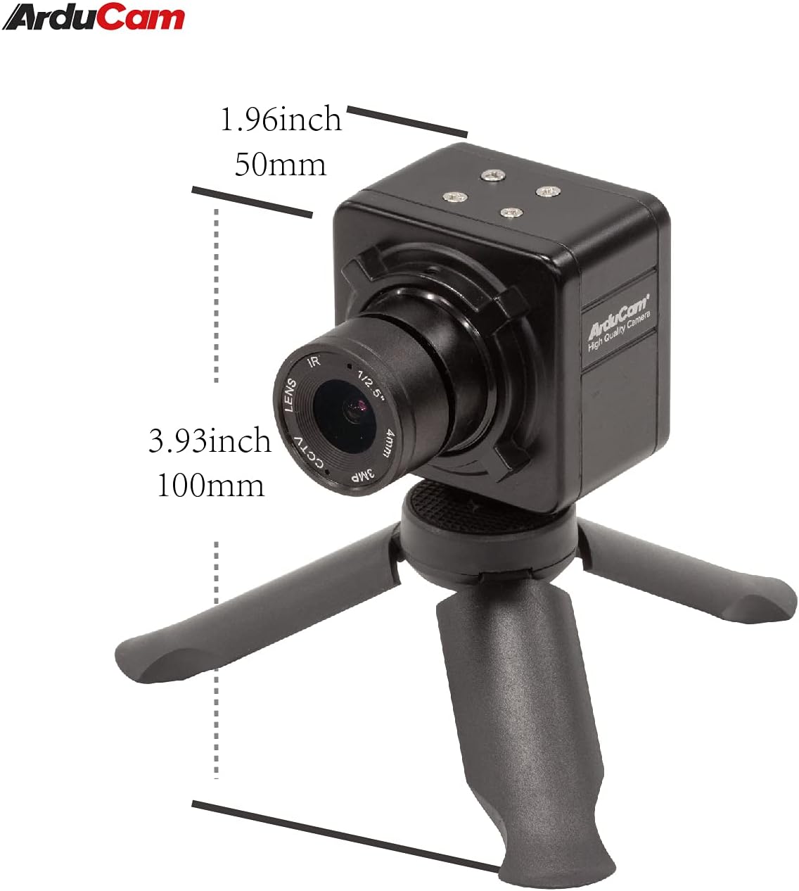 3MP HDR USB Camera with Dual Microphones and Mini Tripod V448916