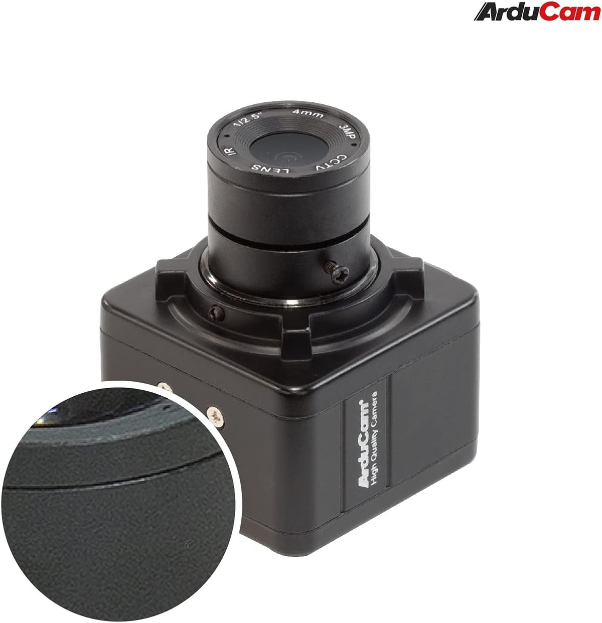 3MP HDR USB Camera with Dual Microphones and Mini Tripod V448916