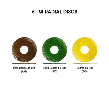 50-Grit Radial Discs 40-Pack U538366