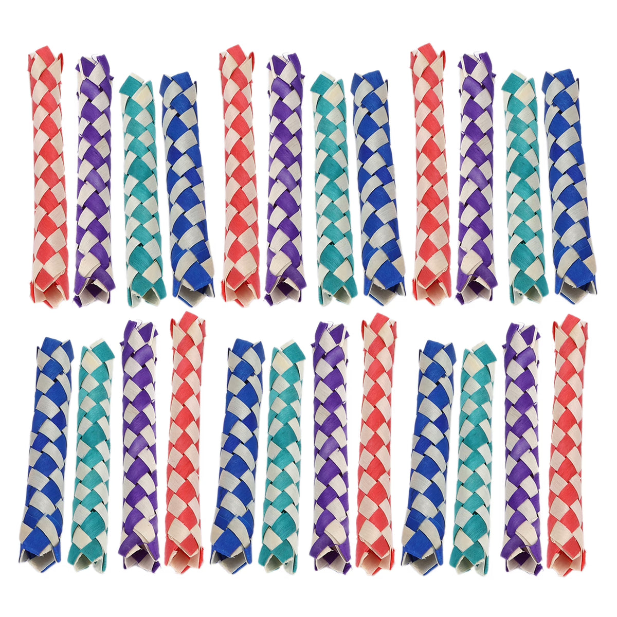 24Pcs Bamboo Finger Traps Chew Toy W20270