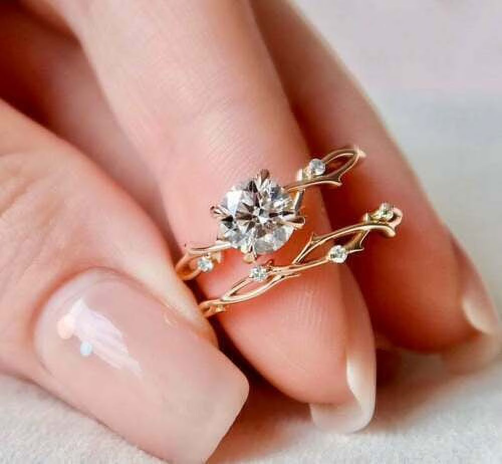 14K Rose Gold Engagement Ring N55346