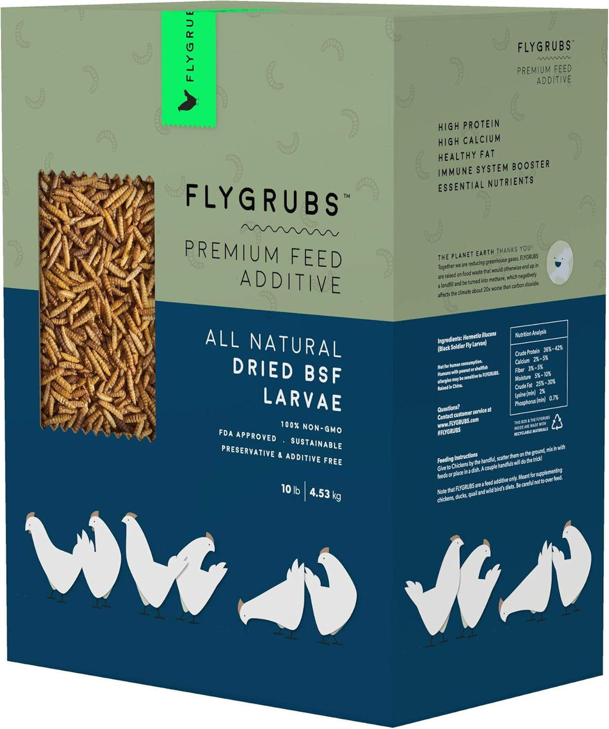 10 lb Non-GMO Chicken Feed Additive Y71523