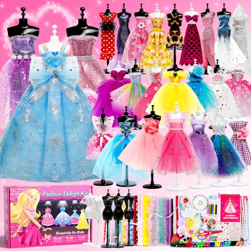 1500+PCS Fashion Designer Kit with Sketchbook & 5 Mannequins S50676