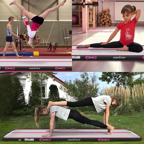 Inflatable Gymnastics Mat with Tumbling Barrel X982393